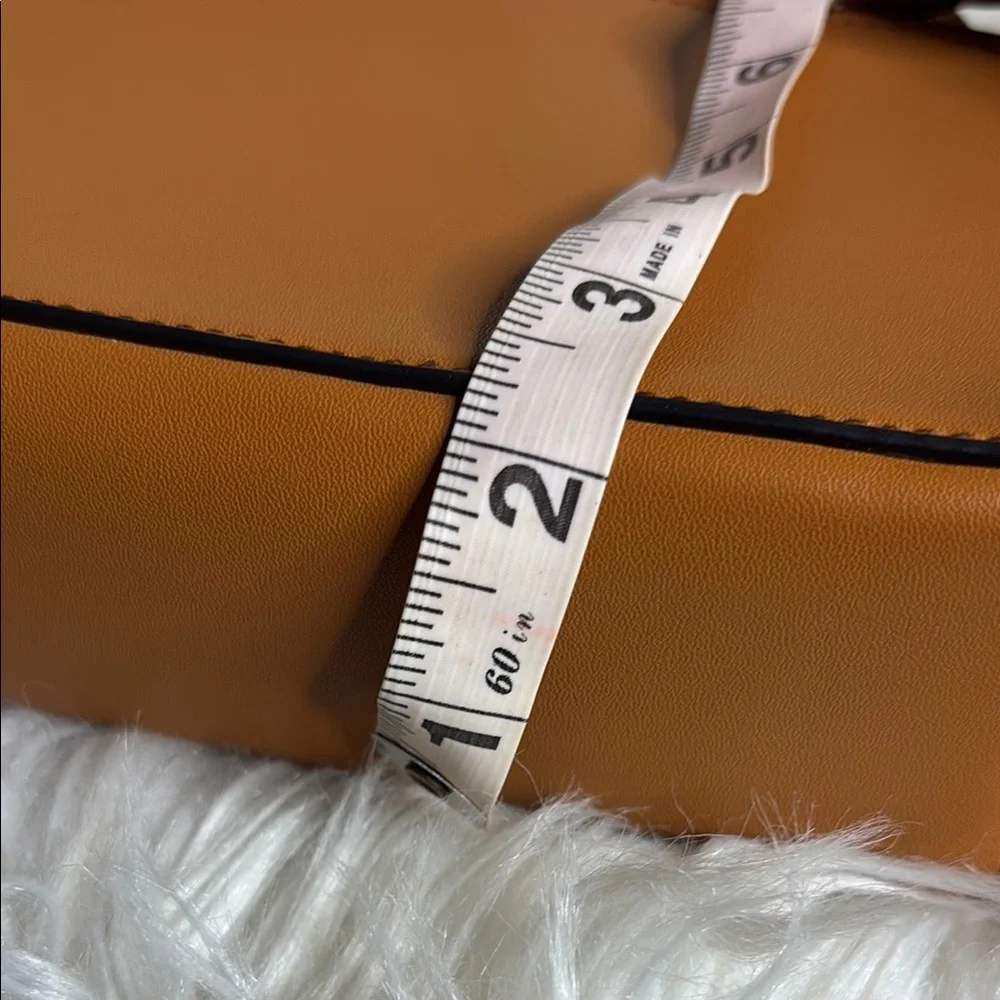 Forever 21 Brown and Gold Dome Crossbody Bag